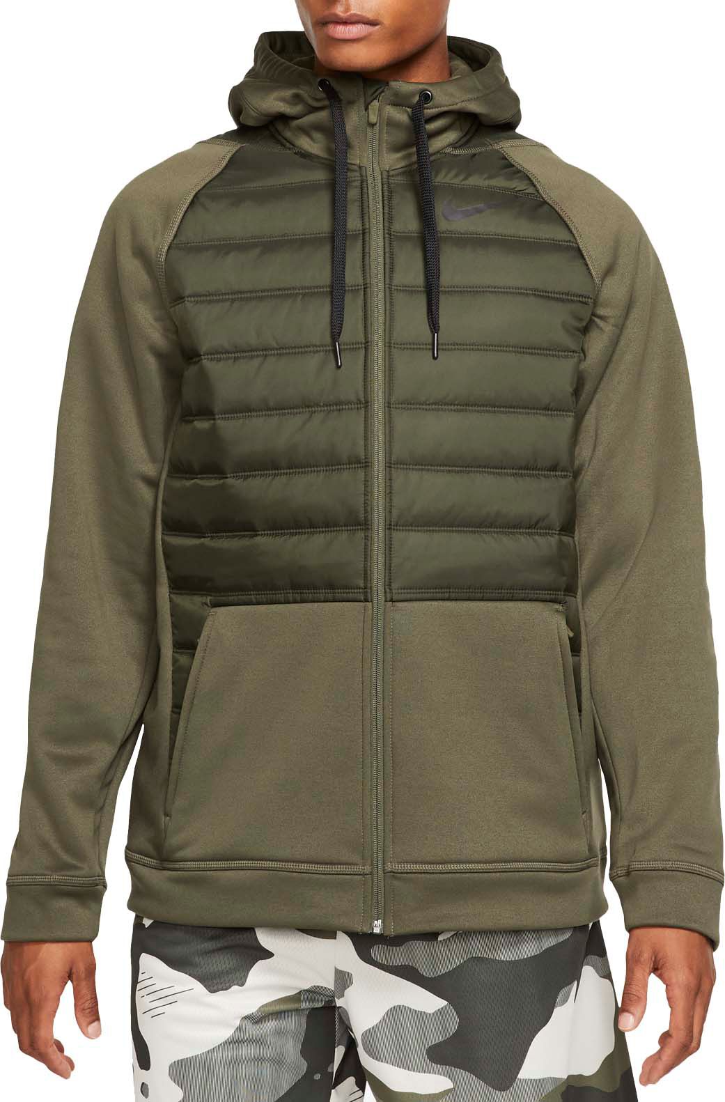 nike men's therma full zip hoodie