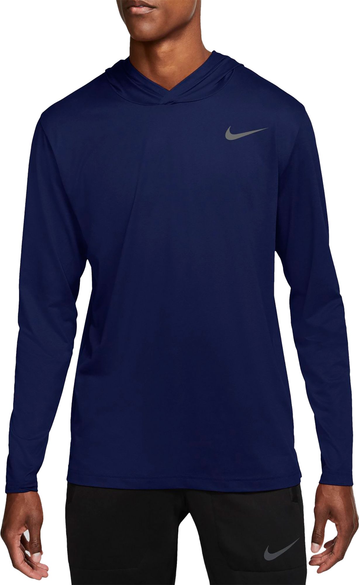 nike dry long sleeve hooded tee