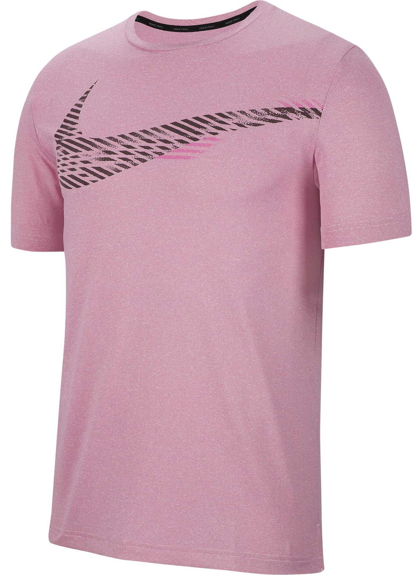 pink foam nike shirt