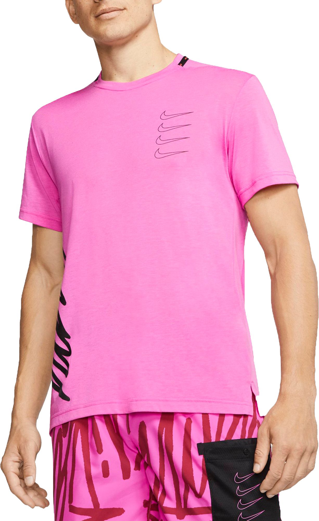 fuchsia pink nike shirt