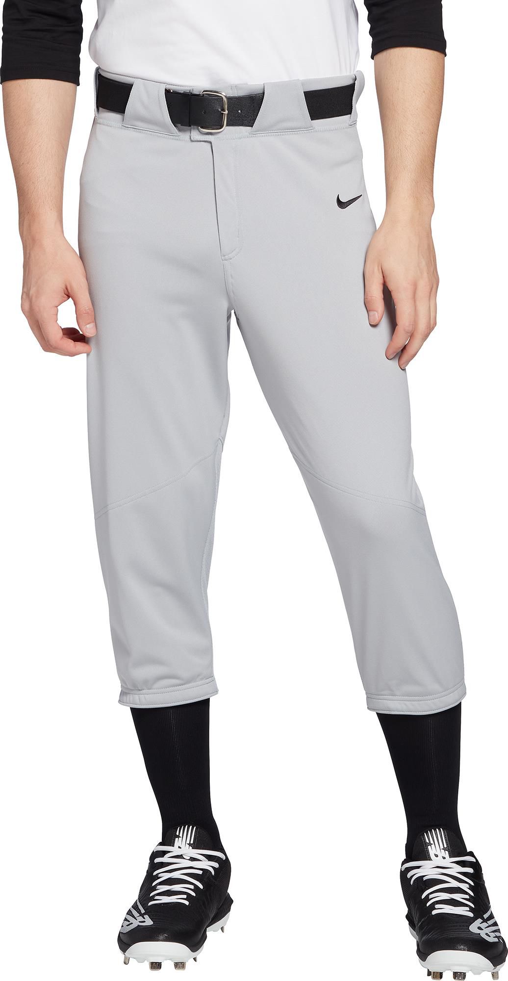 nike white knicker baseball pants