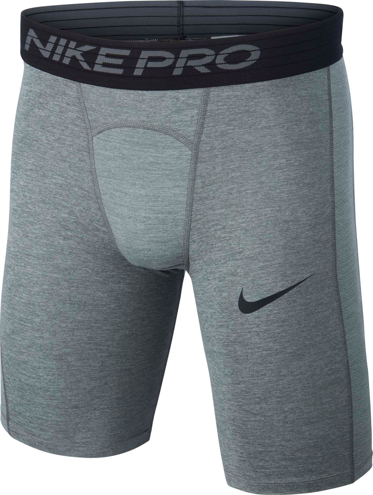 nike men's long compression shorts