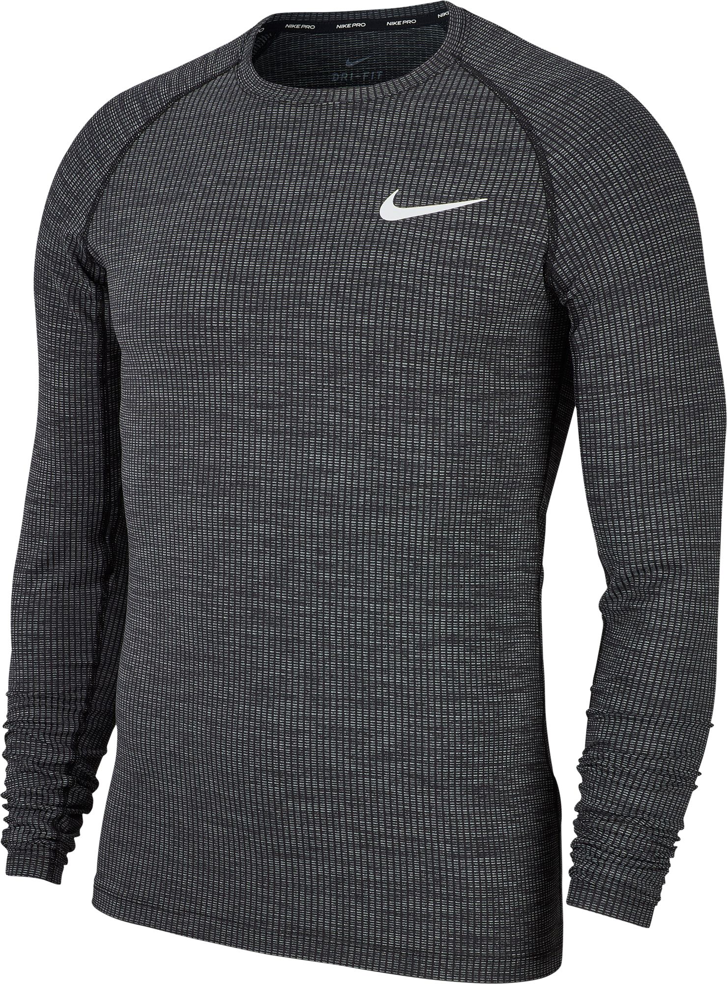 nike pro long sleeve fitted