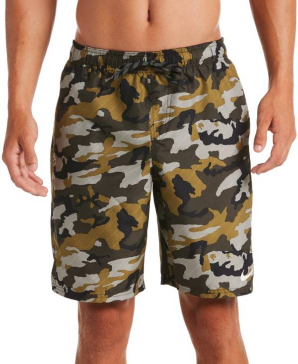 Nike Men's Camo Volley Swim Trunks