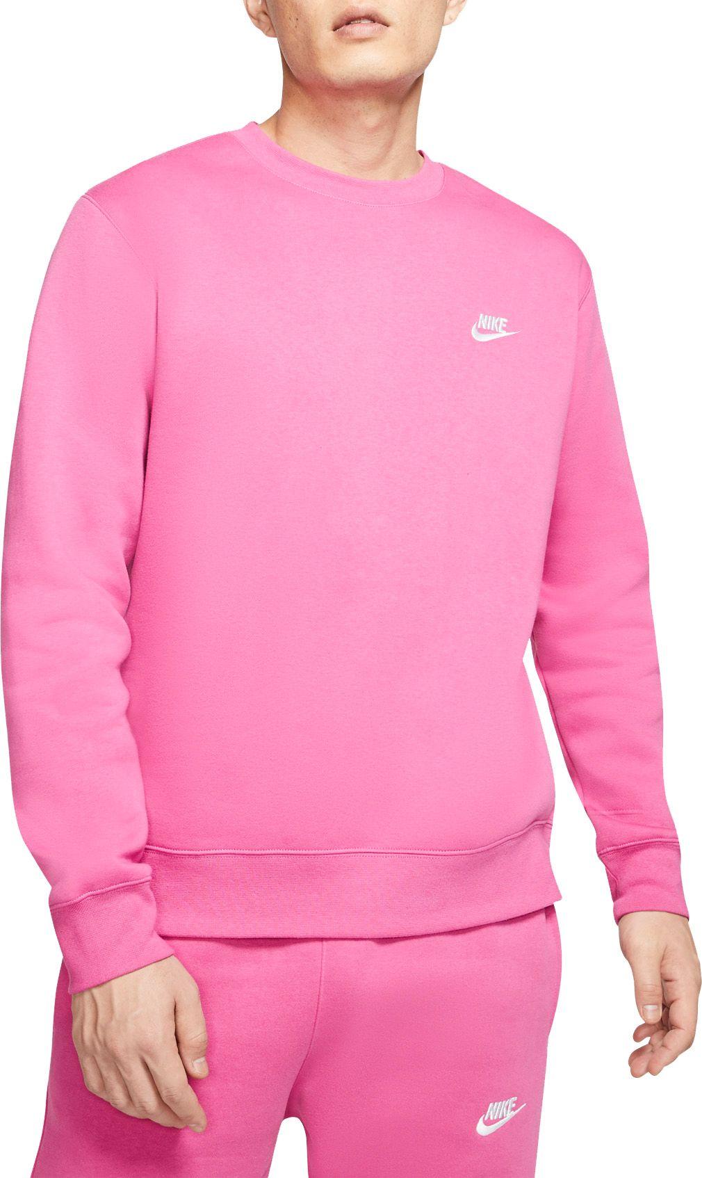 mens pink nike sweater