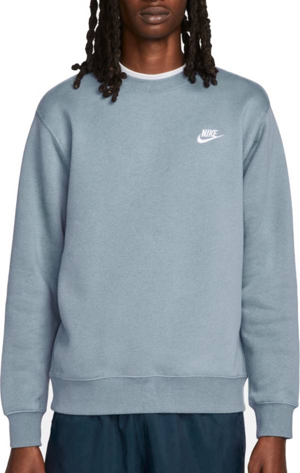 nike men's classic fleece crew