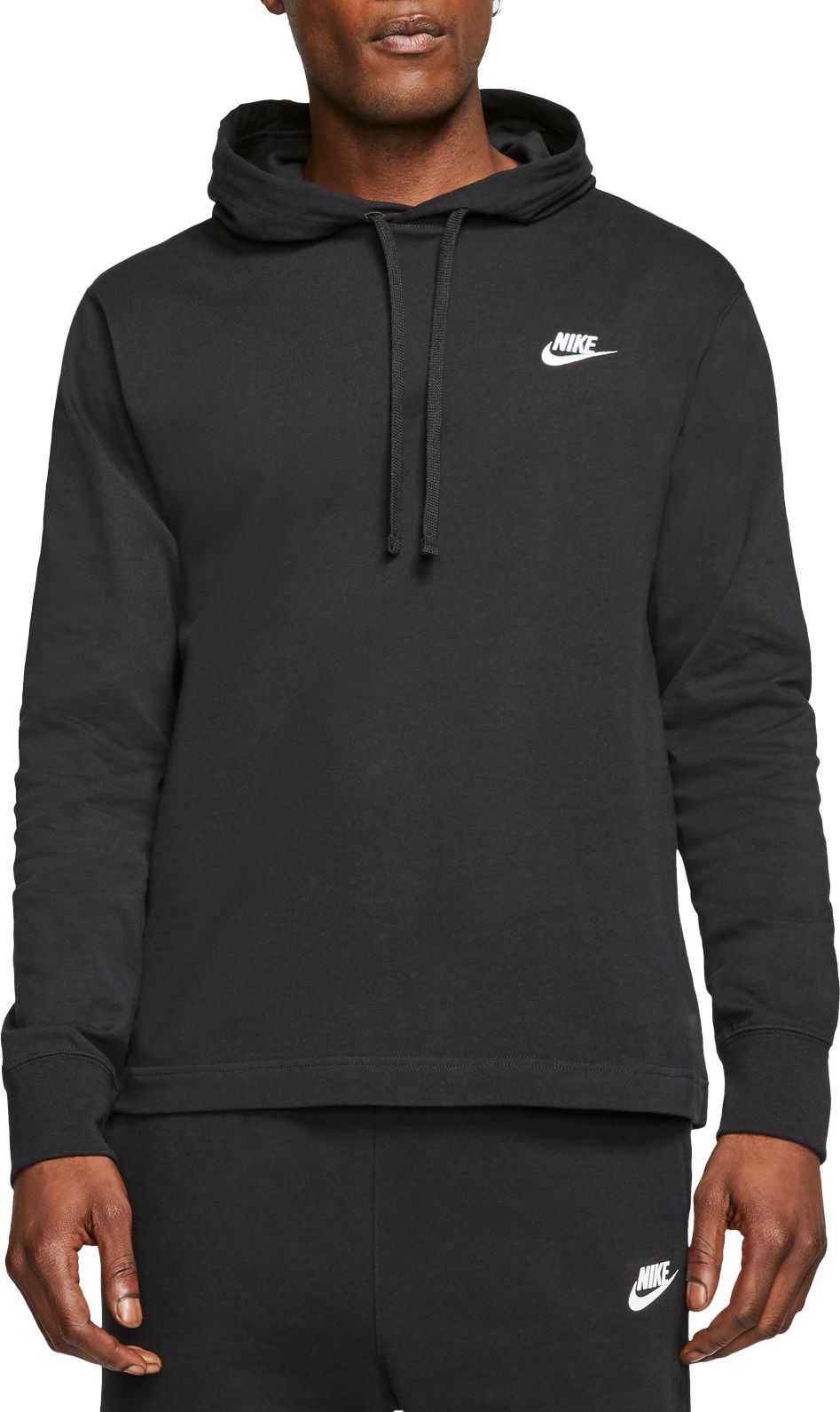 nike men's sportswear club jersey pullover hoodie