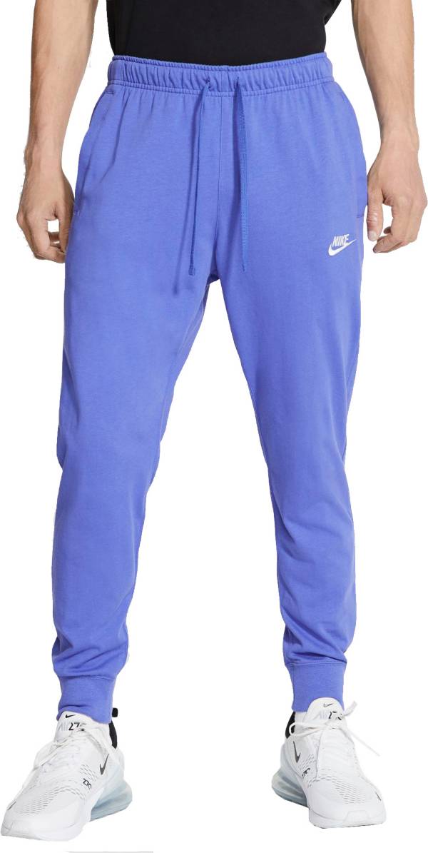 nike club joggers blue