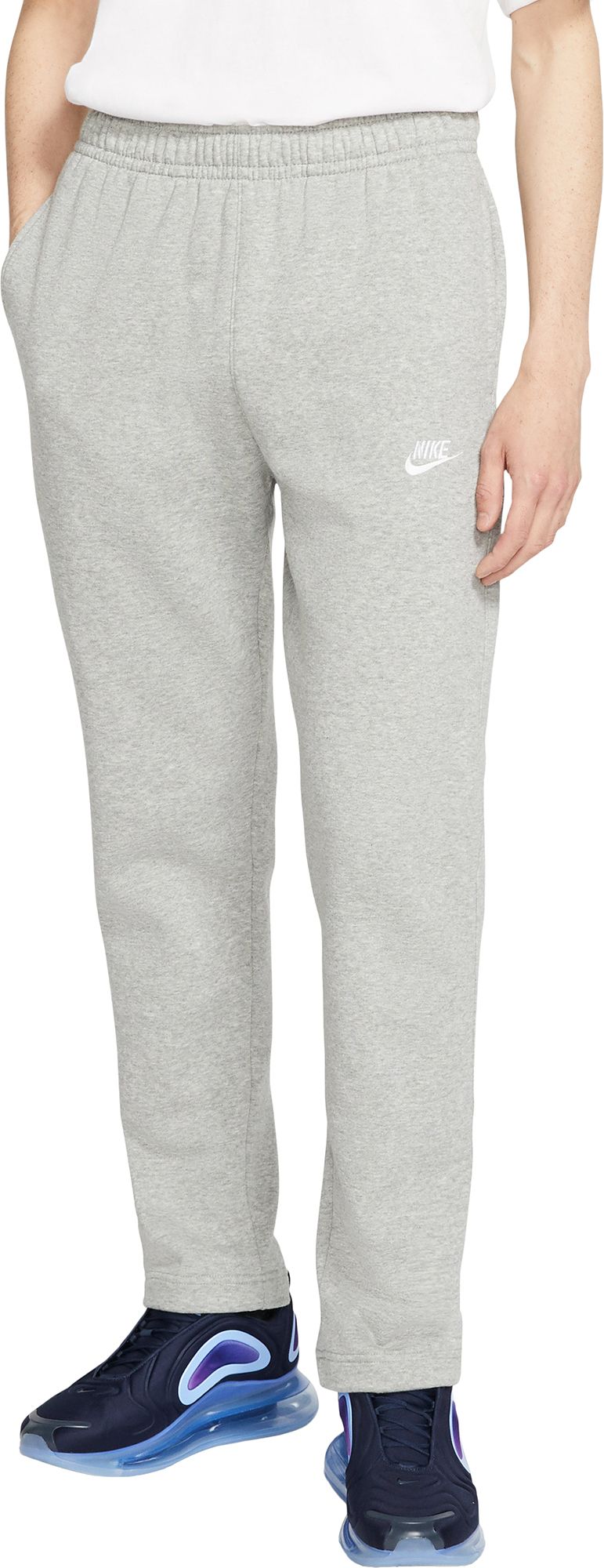 gray nike fleece sweatpants