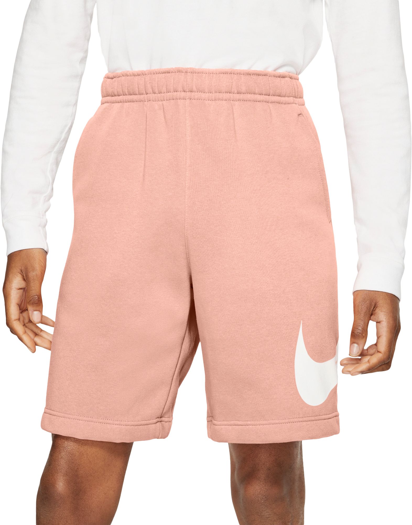 nike men's dry fleece shorts