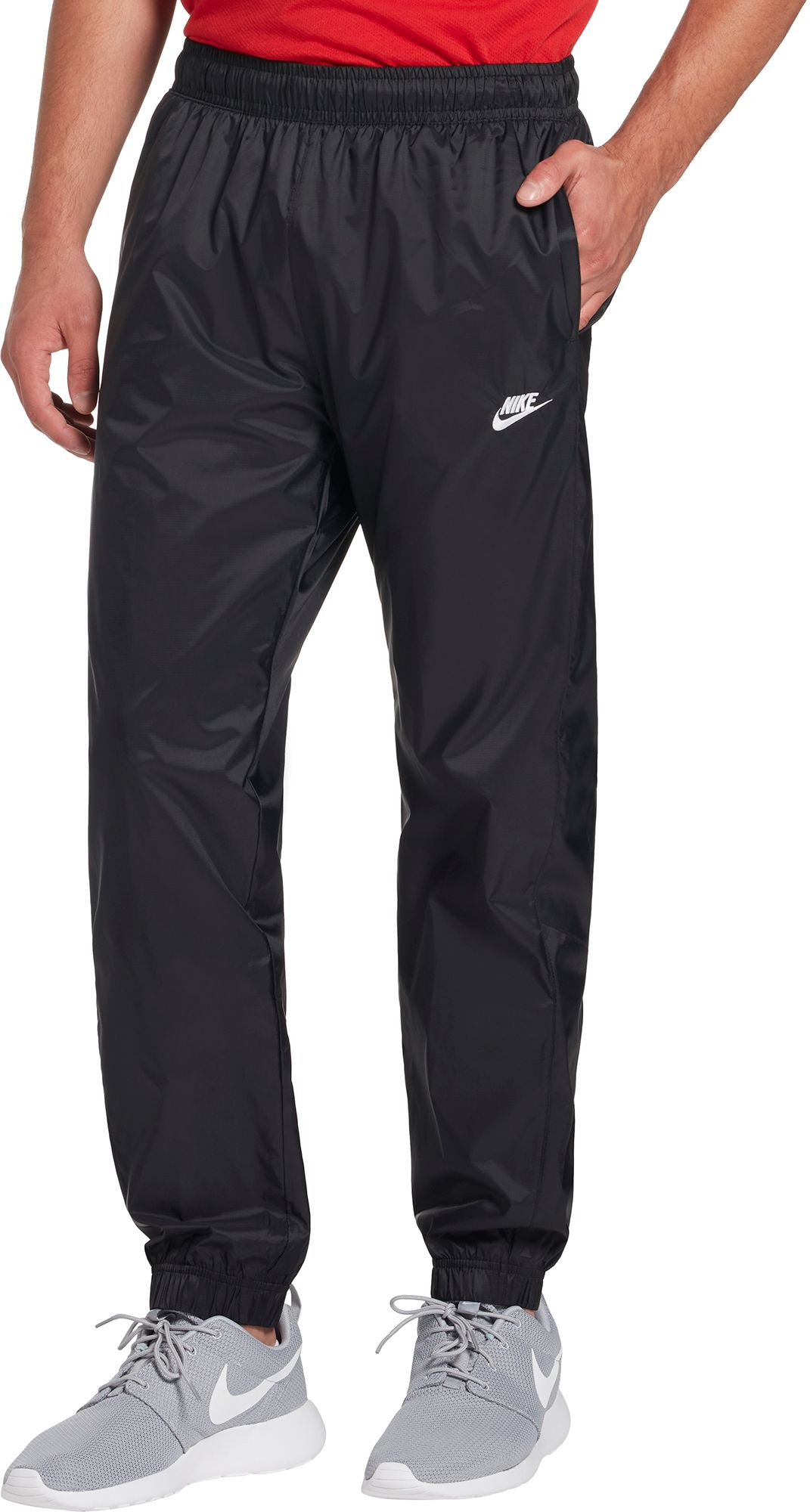 black nike windbreaker pants