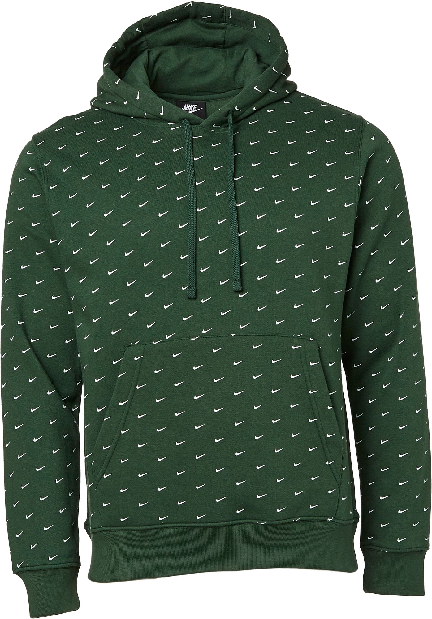 nike all over logo hoodie