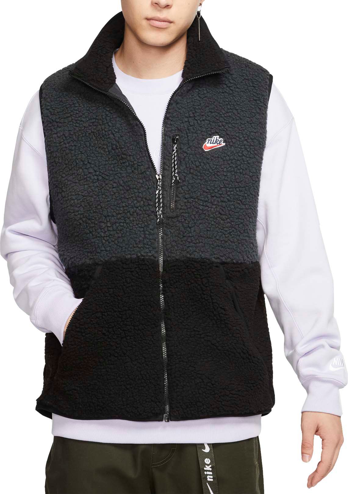 nike sportswear sherpa fleece jacket