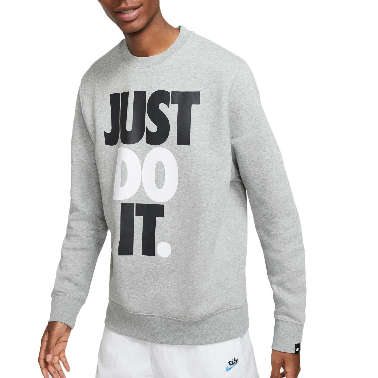 nike just do it fleece crewneck