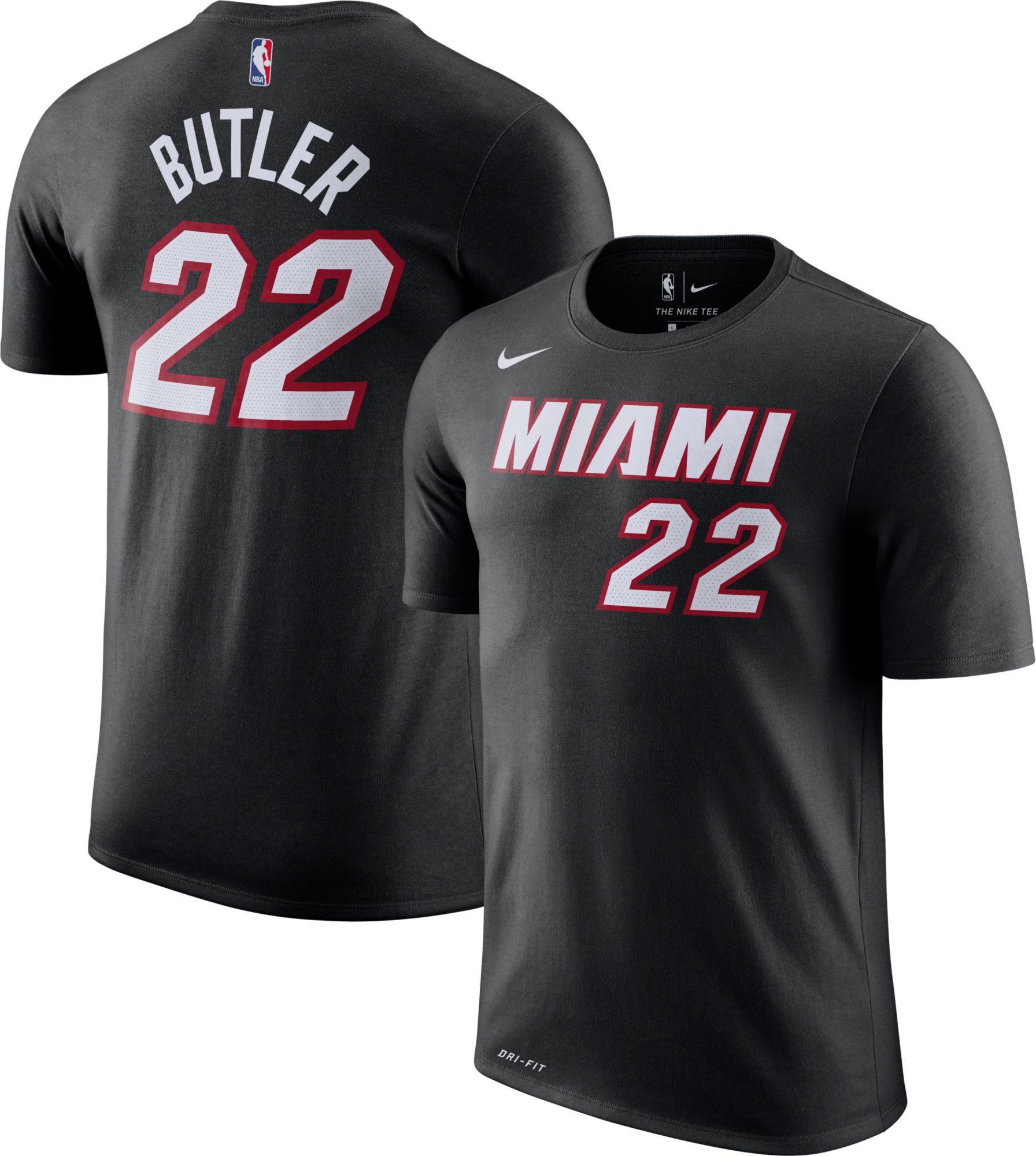 Jimmy Butler #22 Dri-FIT Black T-Shirt 
