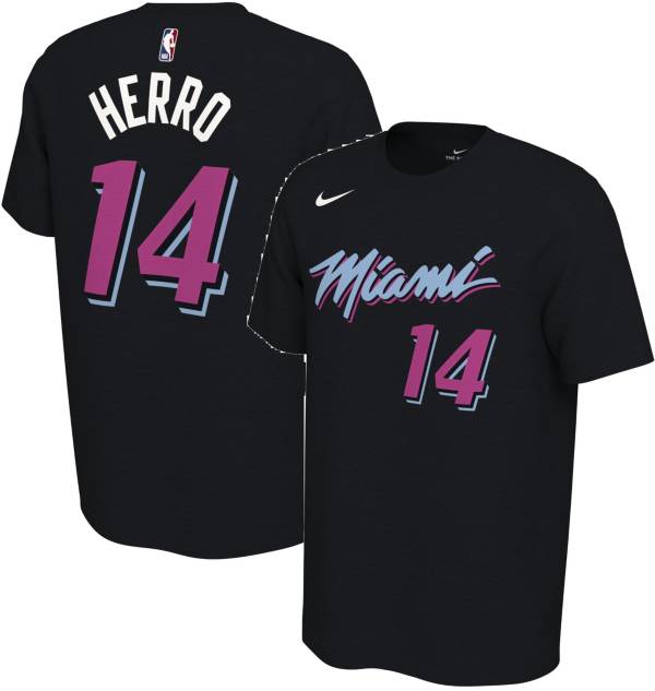 Nike Men's Miami Heat Tyler Herro #14 Dri-FIT City Edition T-Shirt