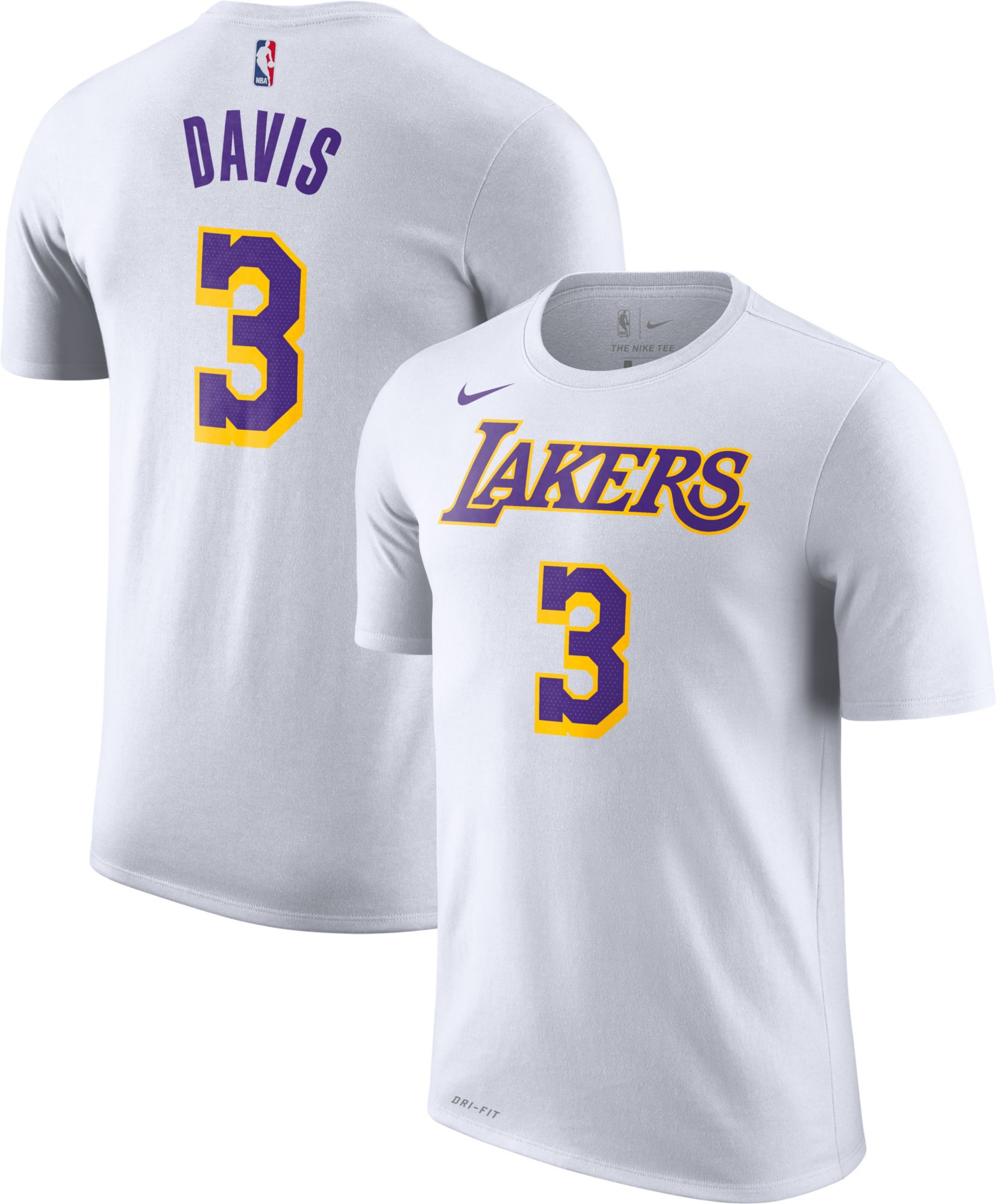 davis lakers jersey