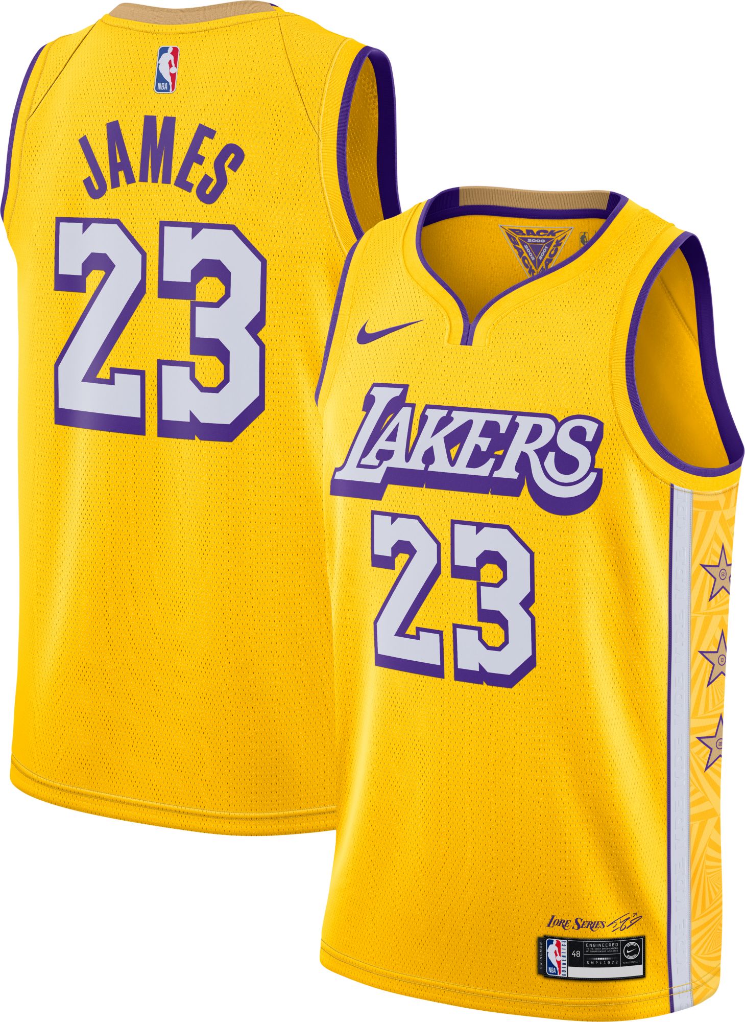 lebron james signed lakers jersey