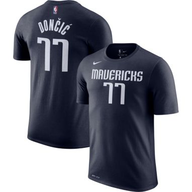 sorry, Nike Men's Dallas Mavericks Luka Doncic #77 Dri-FIT Statement Navy T-Shirt is currently out of stock