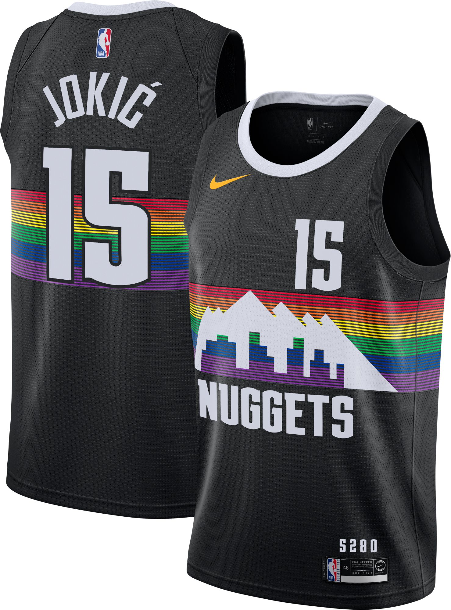 nuggets nike jersey