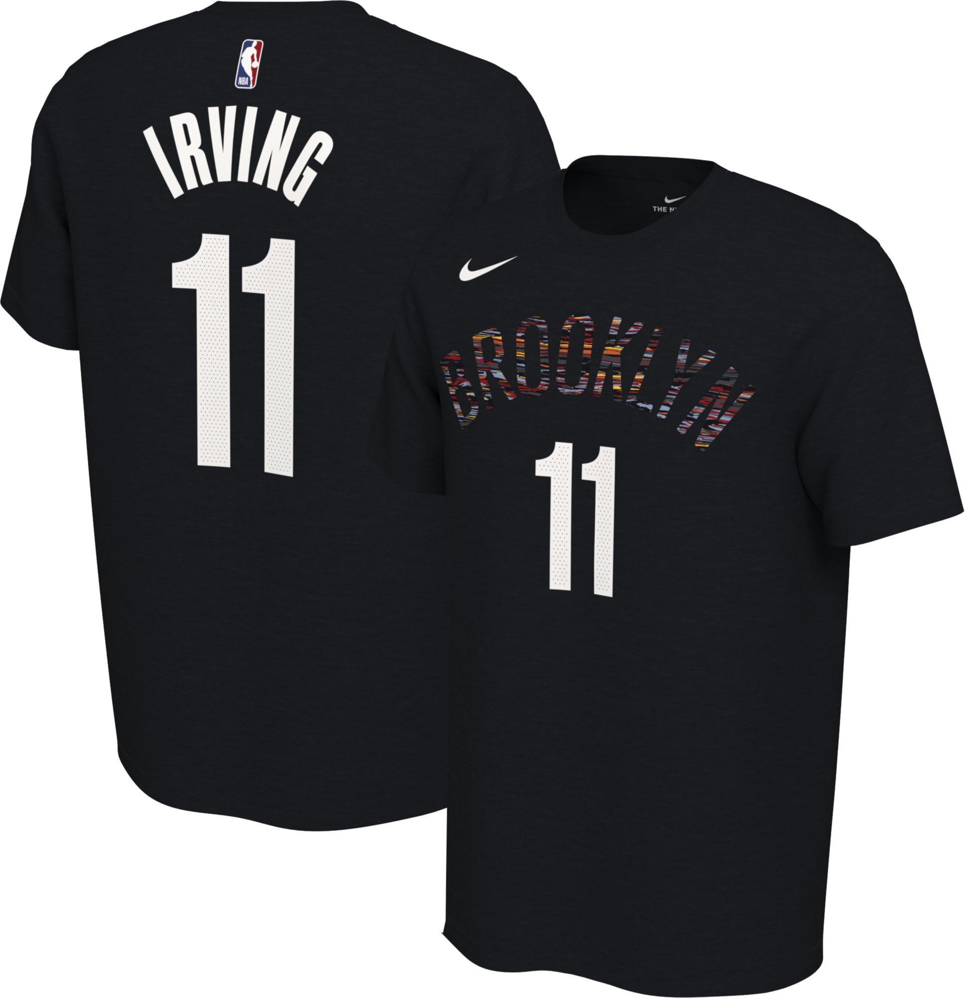 kyrie irving black and gold jersey