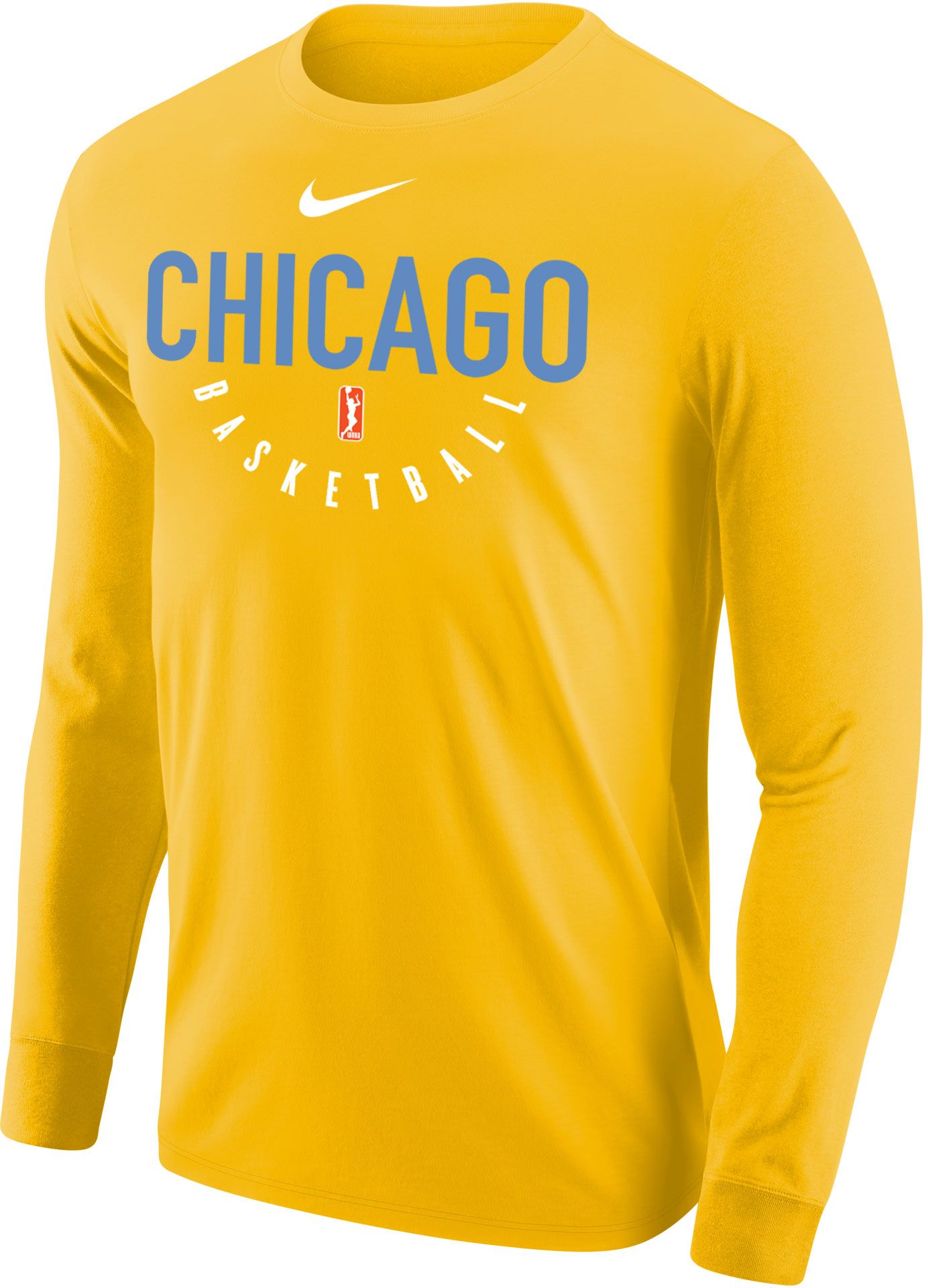 yellow long sleeve dri fit shirt