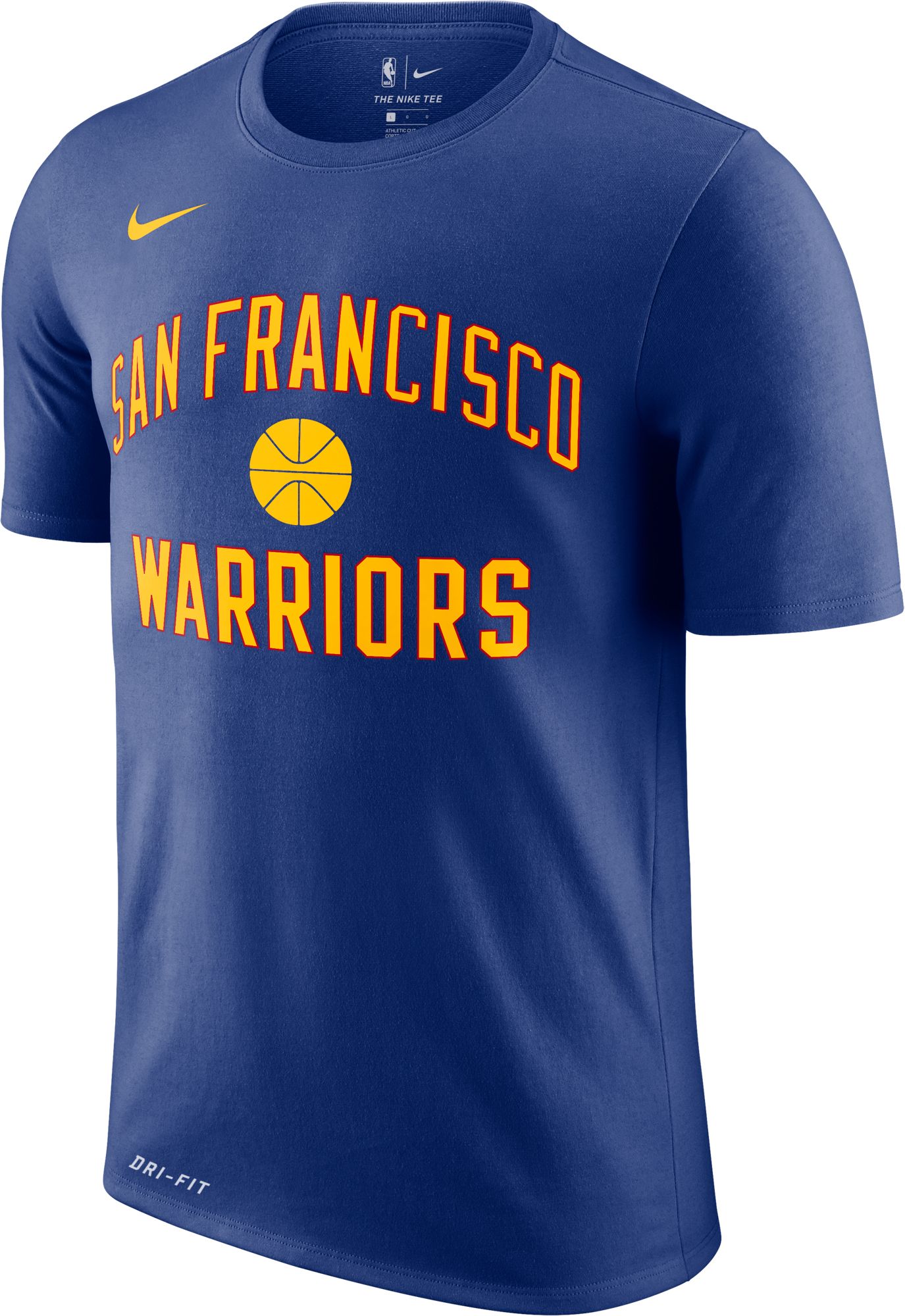 golden state warriors dri fit t shirt