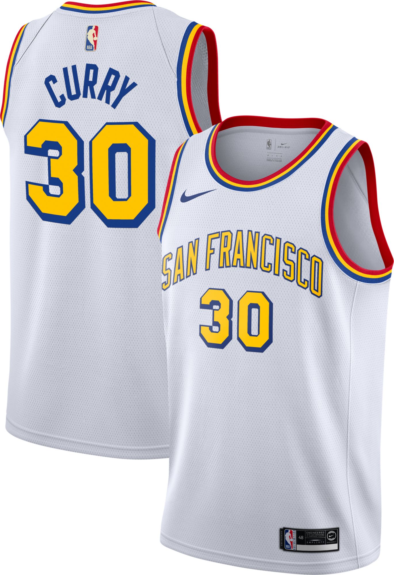 stephen curry hardwood classic jersey