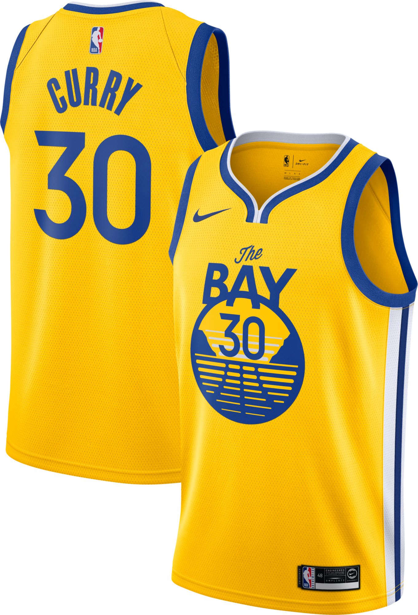 stephen curry jersey yellow