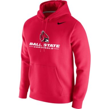 sorry, Nike Men's Ball State Cardinals Cardinal Club Fleece Pullover Hoodie is currently out of stock