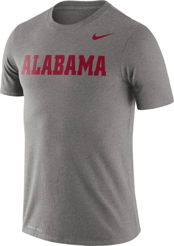 Nike Men's Alabama Crimson Tide Grey Dri-FIT Legend Word T-Shirt