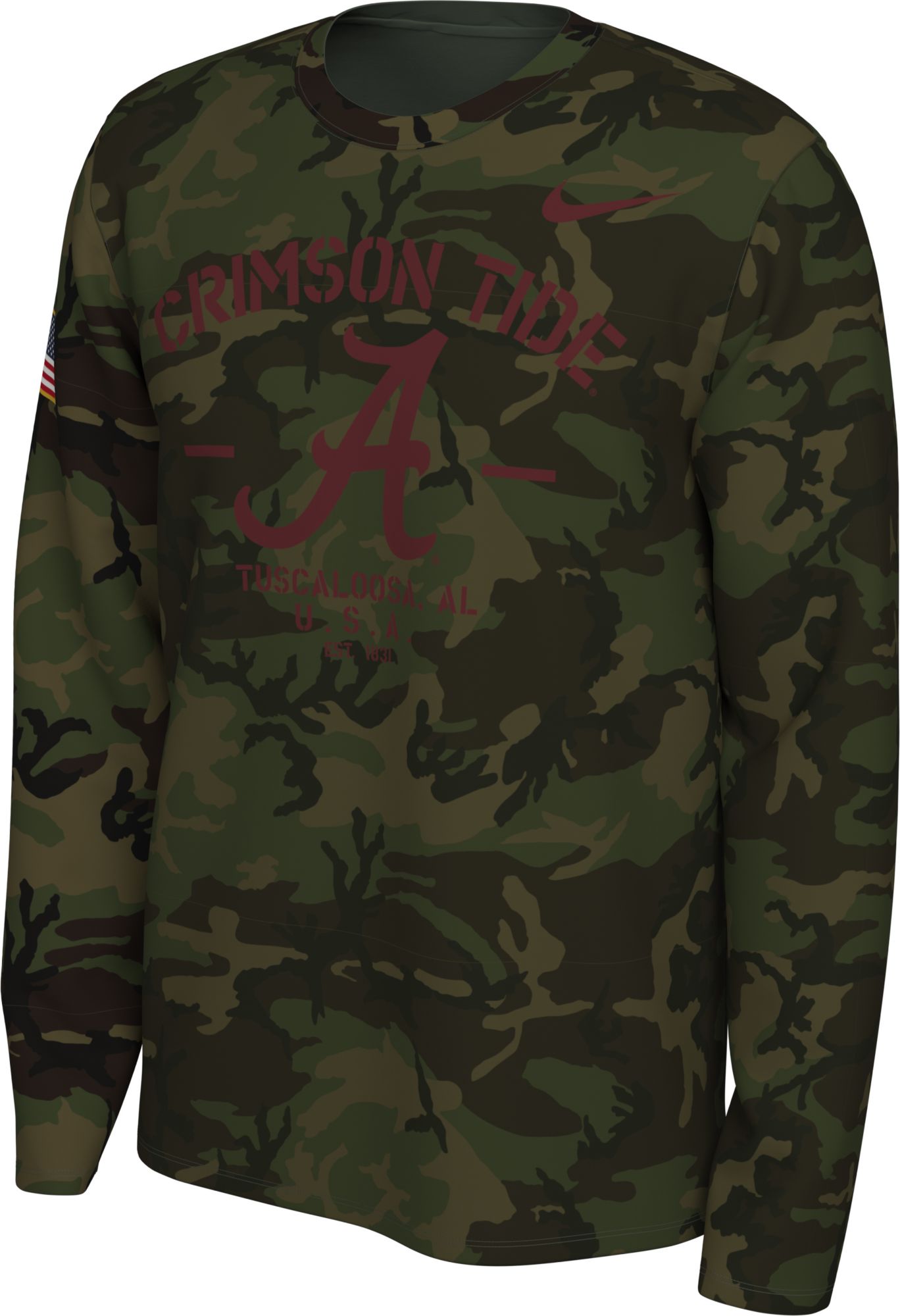 nike camo shirt long sleeve