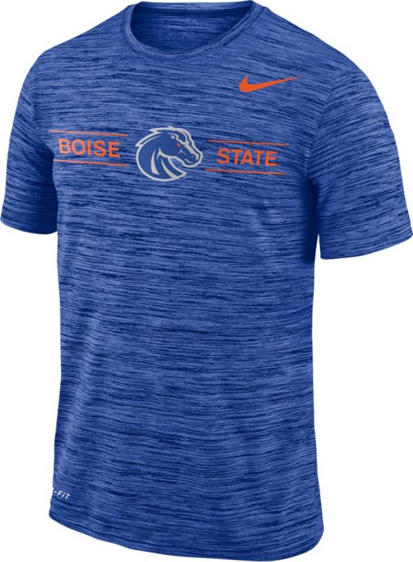 Nike Men's Boise State Broncos Blue Velocity Football T-Shirt