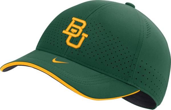 Nike Men's Baylor Bears Green AeroBill Classic99 Football Sideline Hat