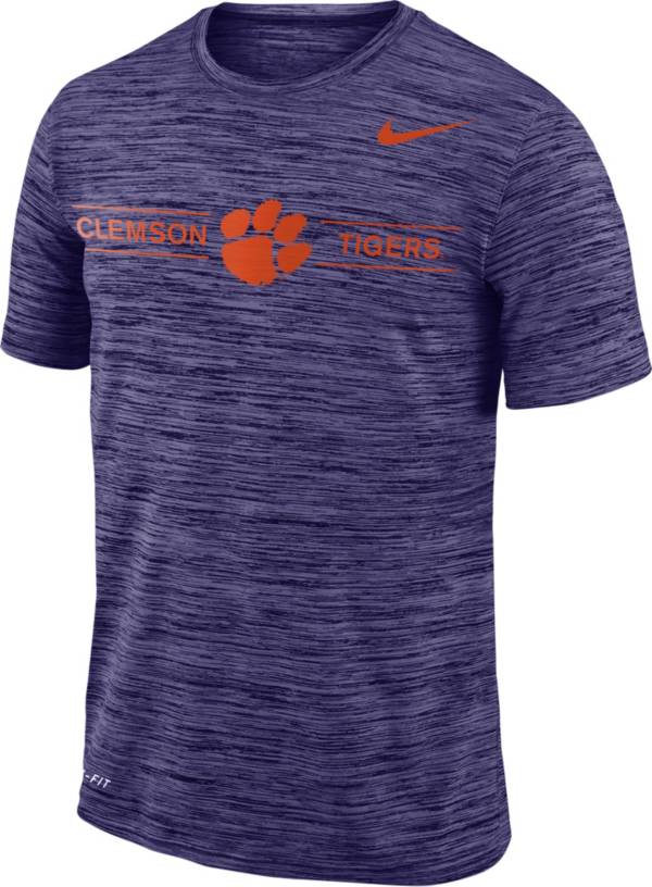 Nike Men's Clemson Tigers Regalia Velocity Football T-Shirt