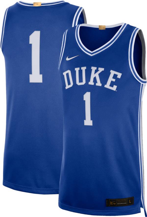 Nike Men's Duke Blue Devils #1 Duke Blue Limited Basketball Jersey