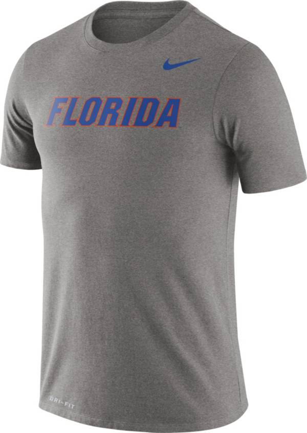 Nike Men's Florida Gators Grey Dri-FIT Legend Word T-Shirt