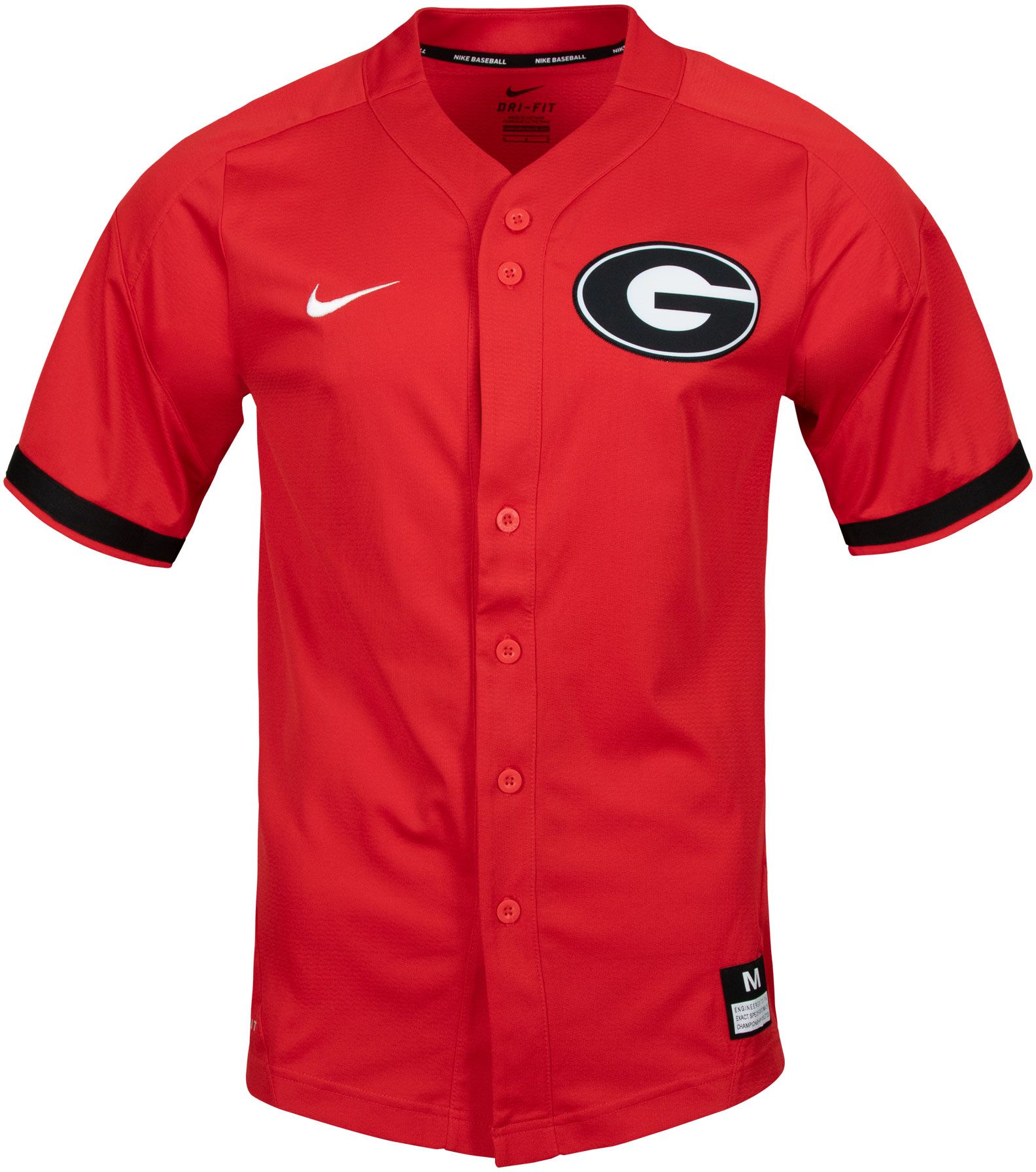 red and grey baseball jersey