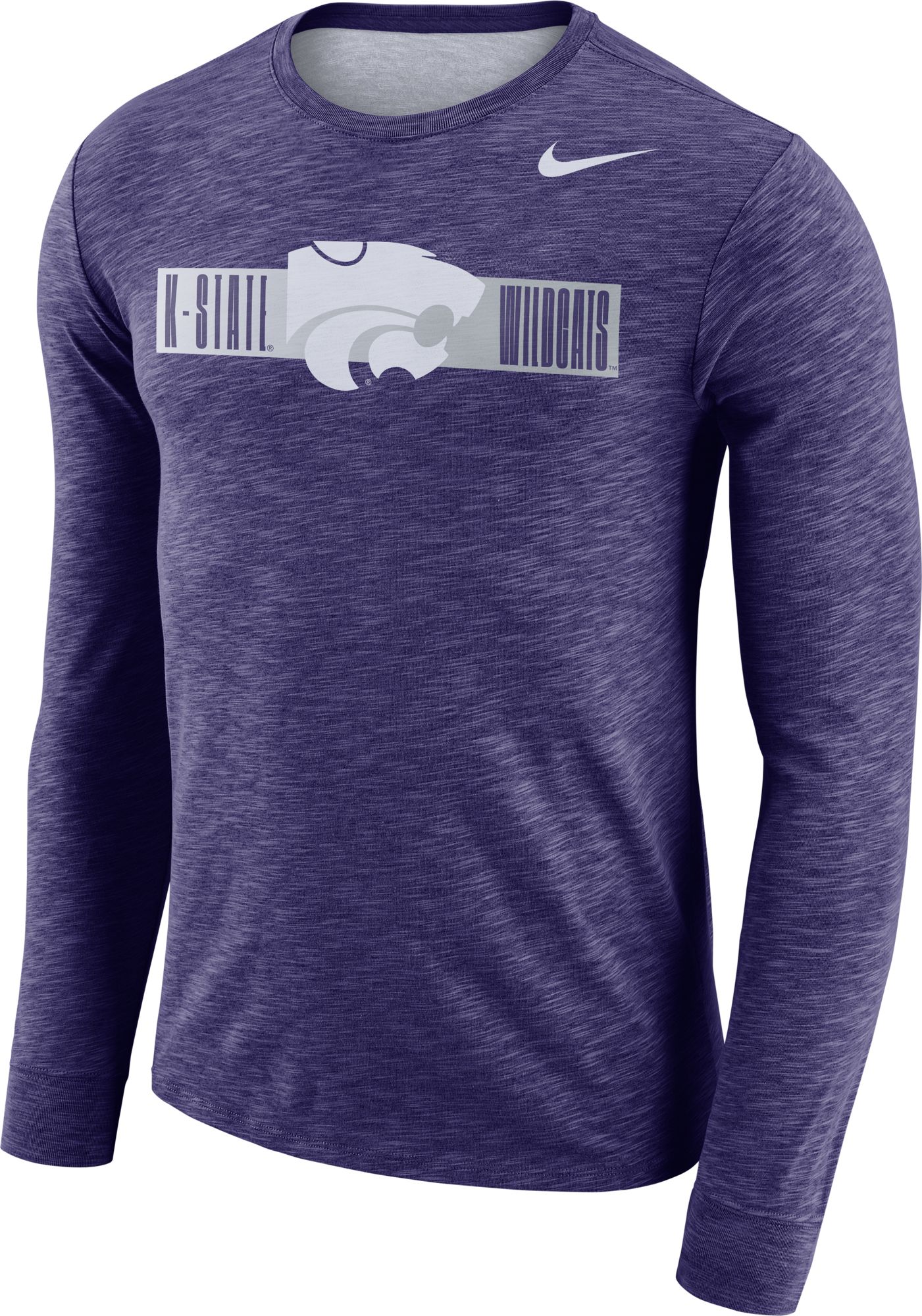 purple nike dri fit long sleeve shirt