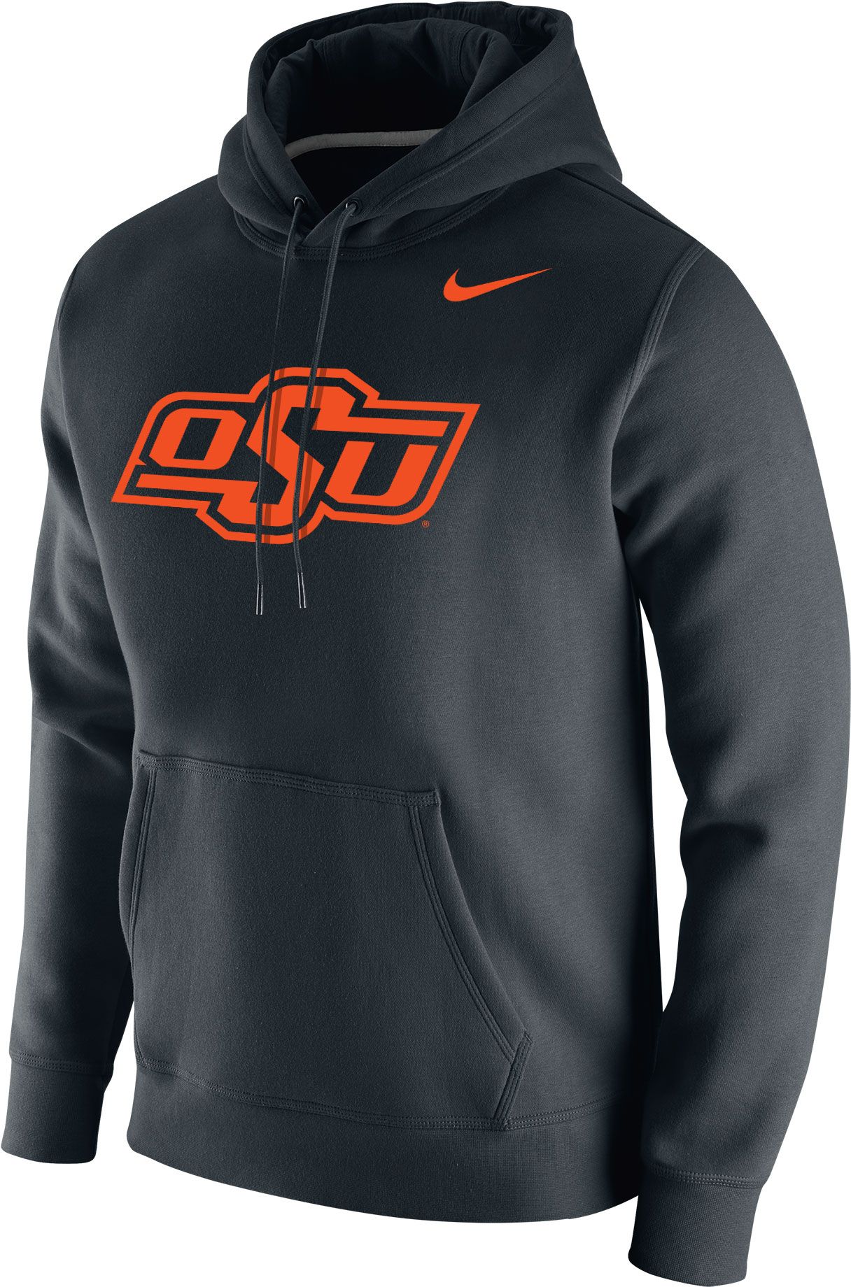 men's nike heather gray oklahoma state cowboys alternate jersey therma pullover hoodie