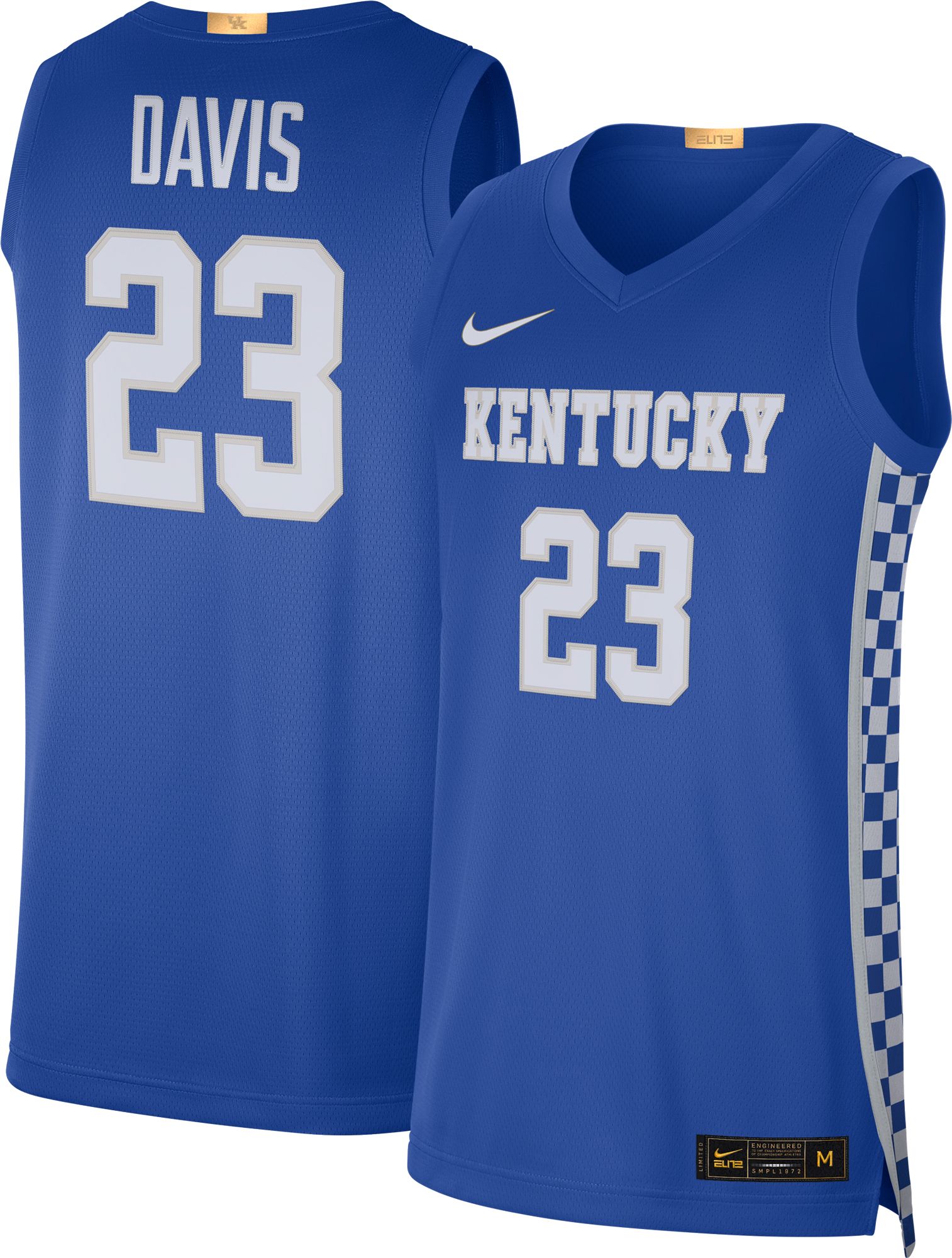 anthony davis college jersey number