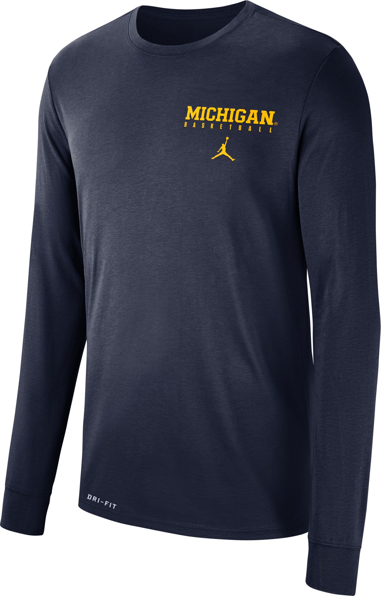 michigan long sleeve dri fit