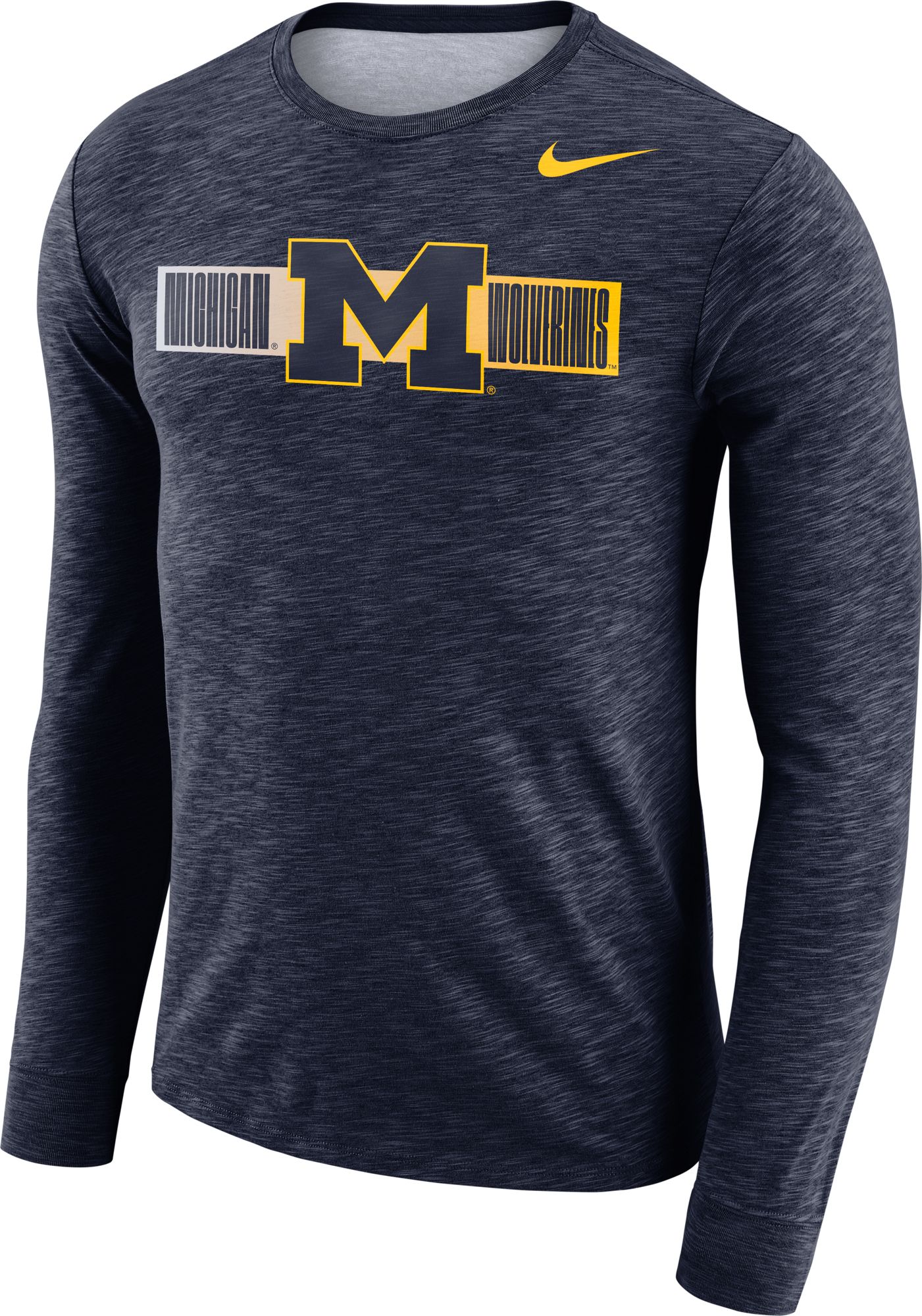 michigan long sleeve dri fit