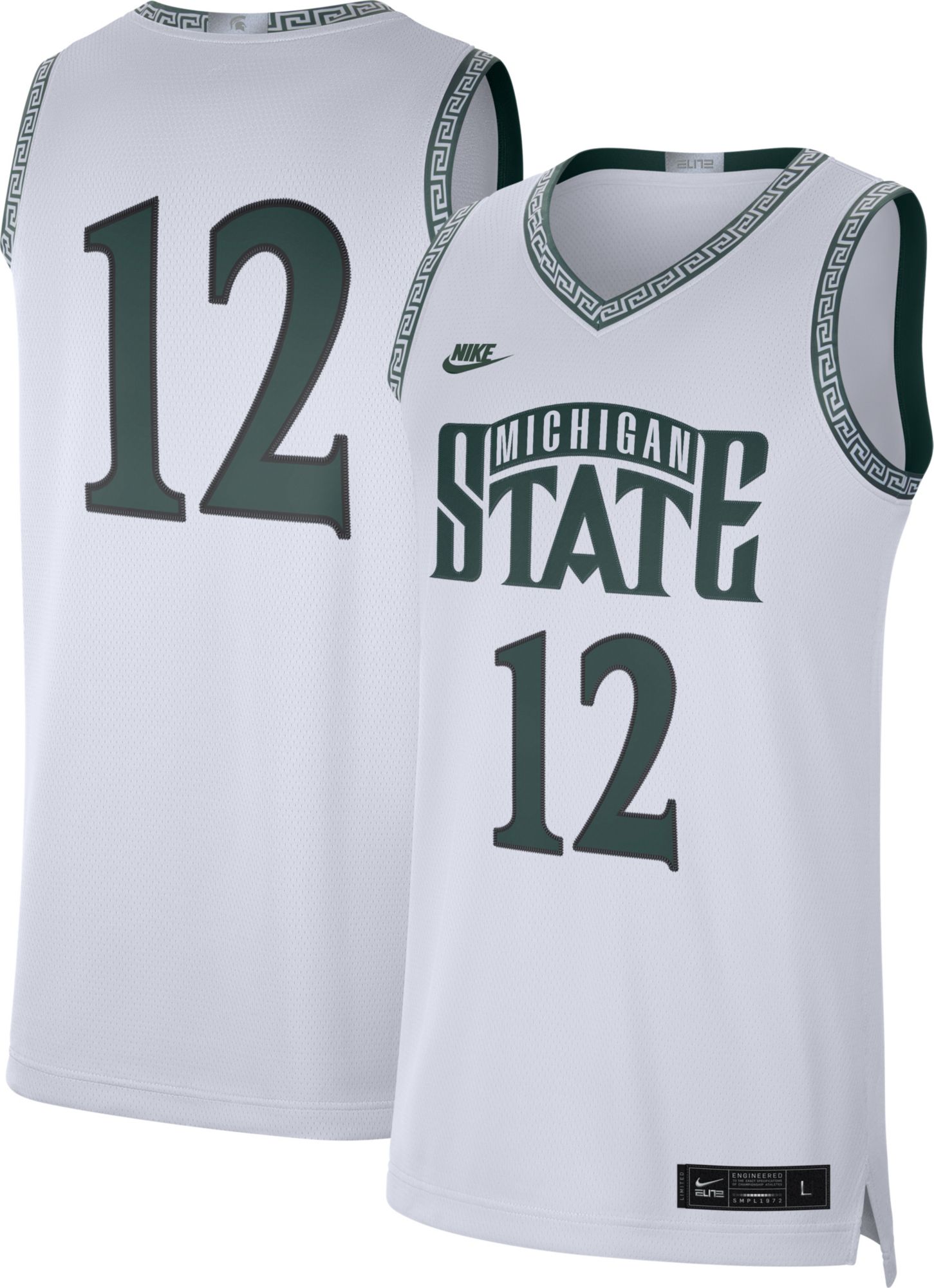 white michigan state jersey