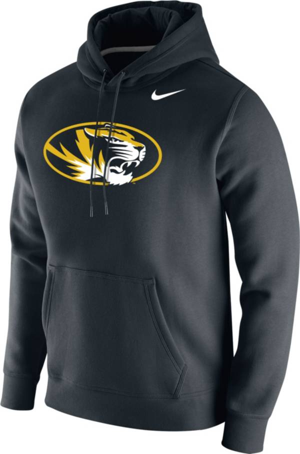 Nike Men's Missouri Tigers Club Fleece Pullover Black Hoodie