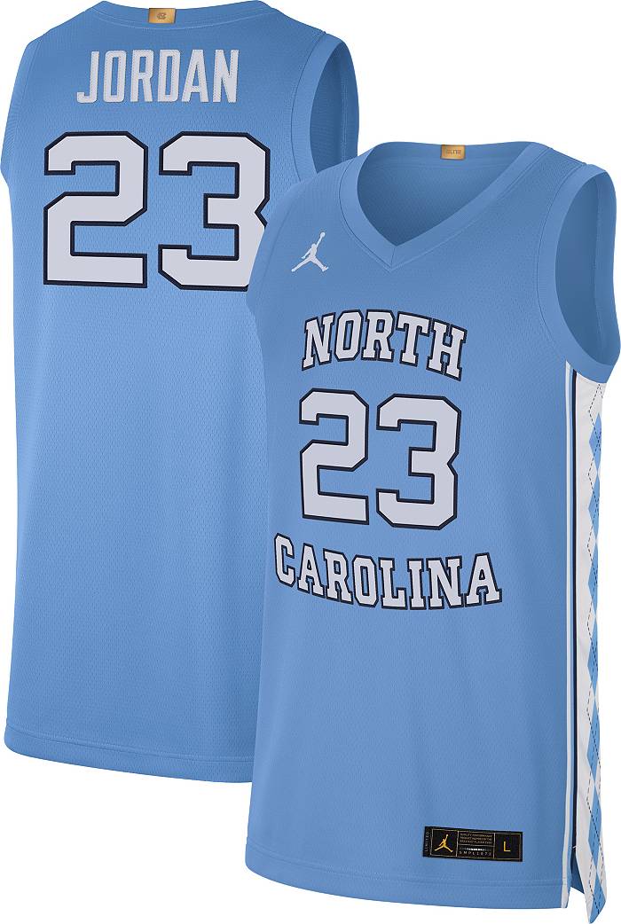 #23 North Carolina Tar Heels Jordan Brand Youth Team Replica Basketball  Jersey - Carolina Blue