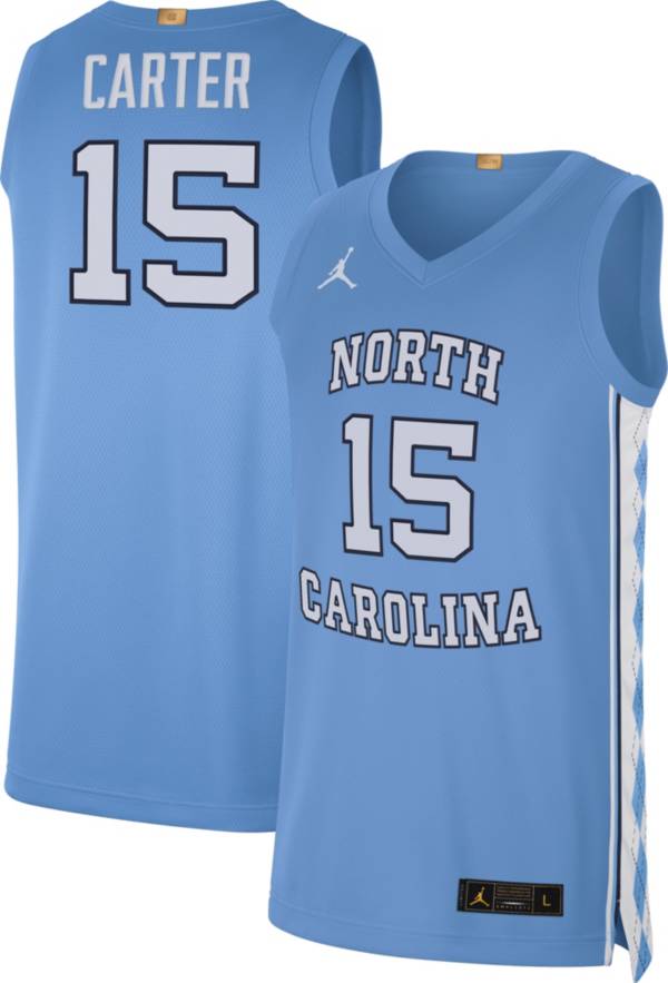 Jordan Men's Vince Carter North Carolina Tar Heels #15 Carolina Blue Limited Basketball Jersey product image