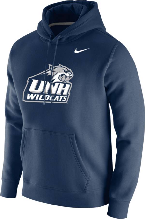 Nike Men's New Hampshire Wildcats Blue Club Fleece Pullover Hoodie