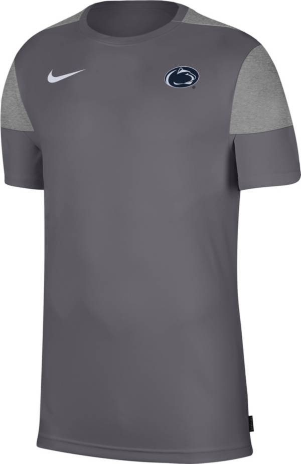 Nike Men's Penn State Nittany Lions Grey Top Coach UV T-Shirt