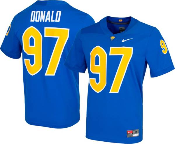 Nike Men's Aaron Donald Pitt Panthers #97 Blue Dri-FIT Game Football Jersey product image